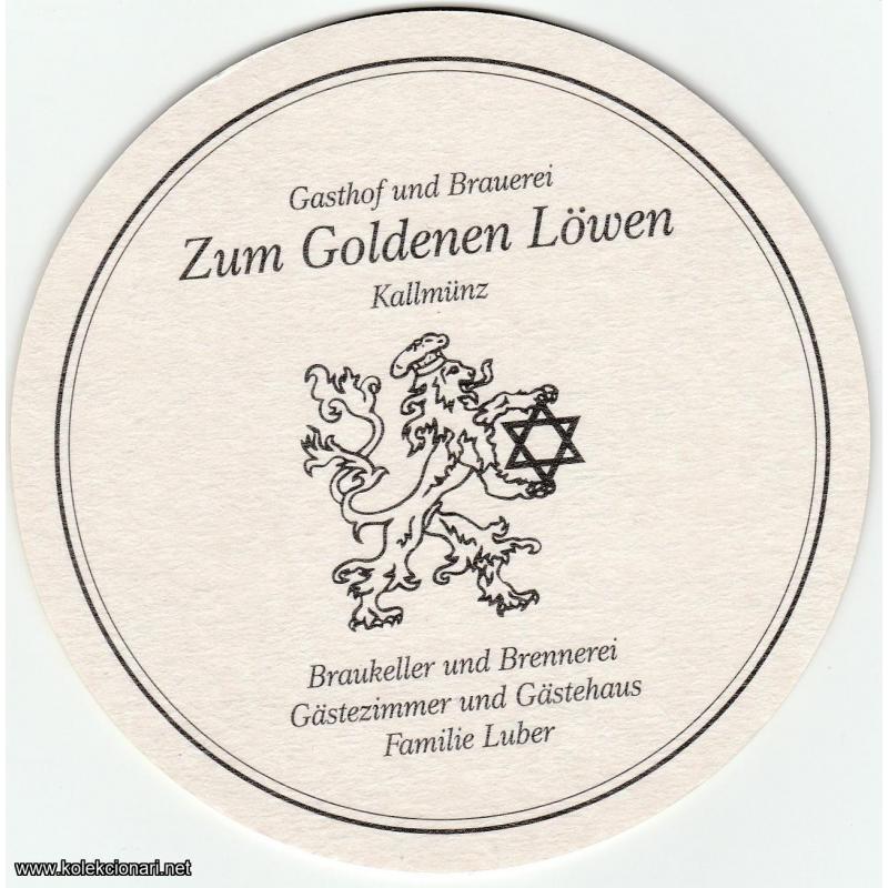 Podmetač za čaše br.110 - Zum Goldenen Löwen pivo