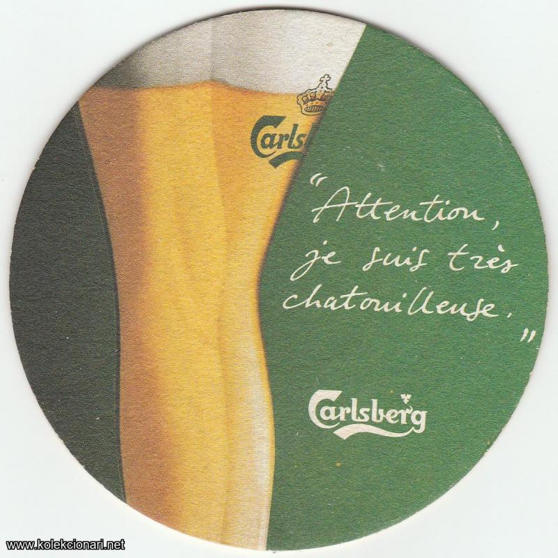 Podmetač za čaše br.113 - Carlsberg pivo