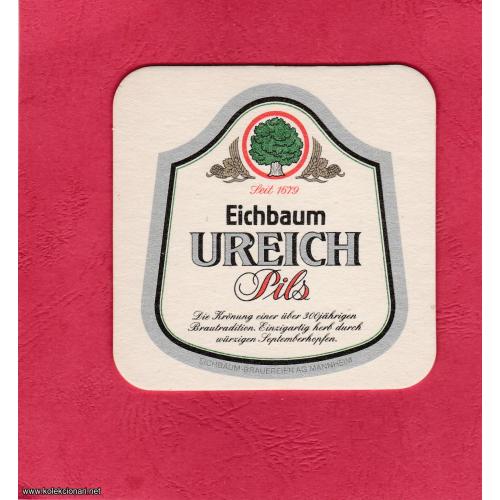 Podmetač za čaše br.140 - Eichbaum Ureich pivo