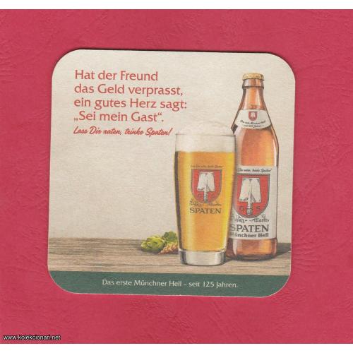 Podmetač za čaše br.146 - Spaten pivo