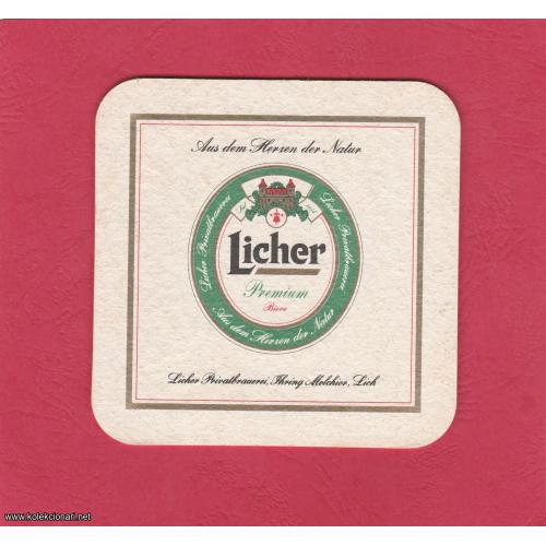 Podmetač za čaše br.161 - Licher pivo
