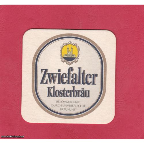 Podmetač za čaše br.167 -  Zwiefalter Klosterbräu pivo