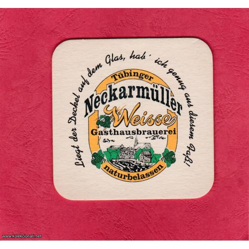 Podmetač za čaše br.170 -  Gasthausbrauerei Neckarmüller pivo