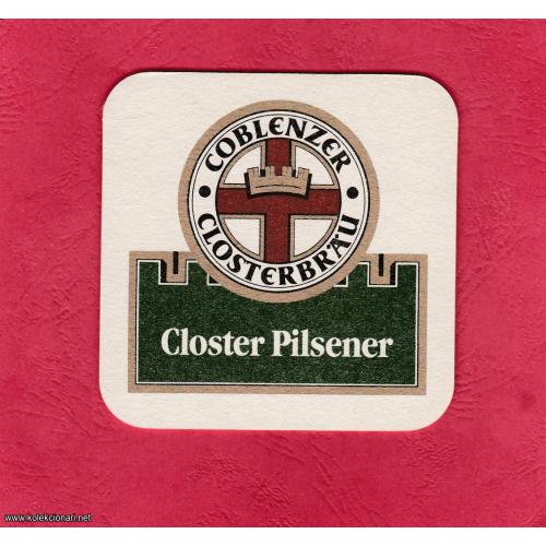 Podmetač za čaše br.188 - Coblenzer Closterbrau pivo