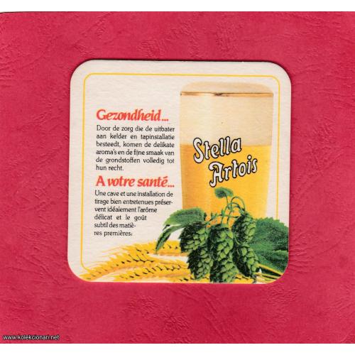 Podmetač za čaše br.227 - Stella Artois pivo