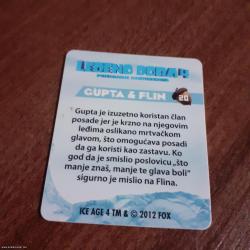 Ledeno doba 4 3d kartica br 20
