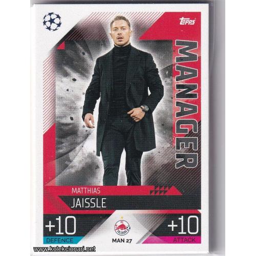2022-23 Topps Match Attax Extra UEFA League: Manager: MAN27 Matthias Jaissle - FC Salzburg
