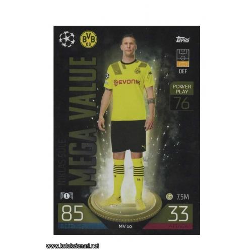 2022-23 Topps Match Attax Extra UEFA League: Mega Value: MV10 Niklas Süle - Borussia Dortmund