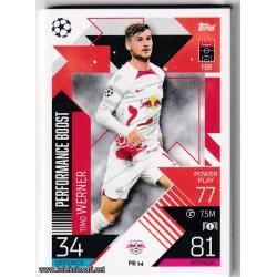 2022-23 Topps Match Attax Extra UEFA League: Performance Boost: PB14 Timo Werner - RB Leipzig