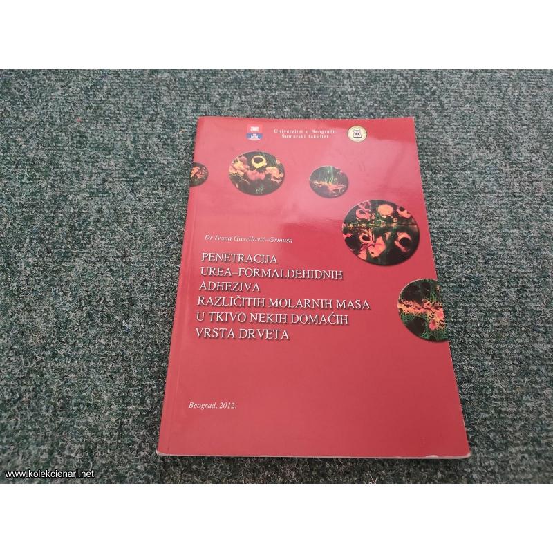 Penetracija urea-formaldehidnih adheziva različitih molarnih