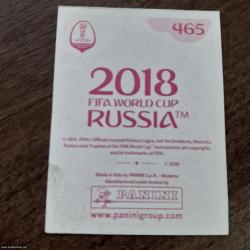 Russia 2018 FIFA world cup br. 465 - panini