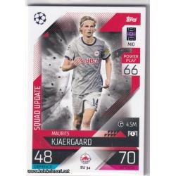 2022-23 Topps Match Attax Extra UEFA League: Squad Update: SU34 Maurits Kjaergaard - FC Salzburg