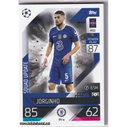 2022-23 Topps Match Attax Extra UEFA League: Squad Update: SU4 Jorginho - Chelsea