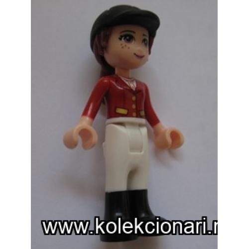 Lego Friends Minifigura - Mia with Riding Outfit and Helmet (MF-F10)