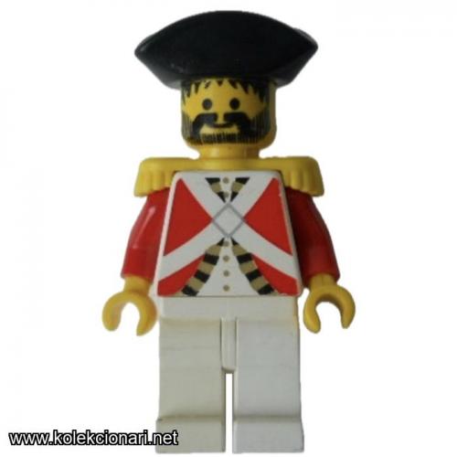 Lego Pirates - Imperial Guard Officer with Black Triangular Hat 2 (MF-PI5)
