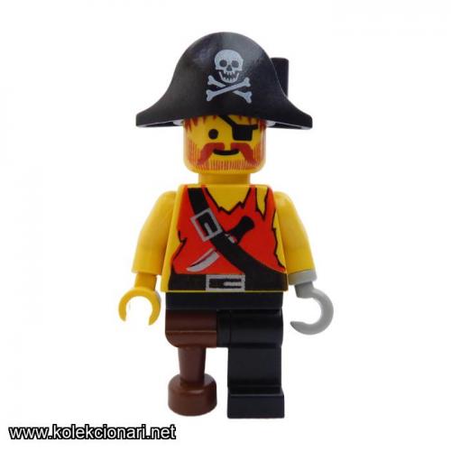 Lego Pirates - Islander Pirate with Bicorne with White Skull and Bones (MF-PI6)