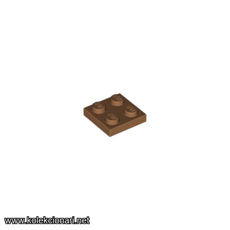 Lego Friends - Medium Dark Flesh Horse with Dark Brown Mane (93085) (MF-F22)