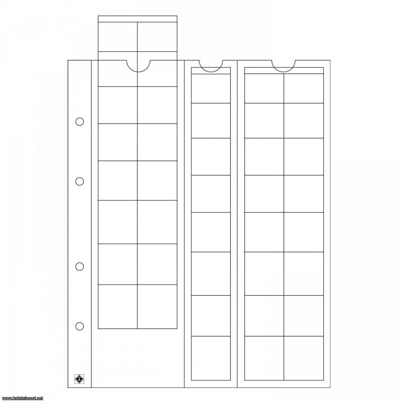 Leuchtturm OPTIMA EURO zaštitni listovi za kovanice