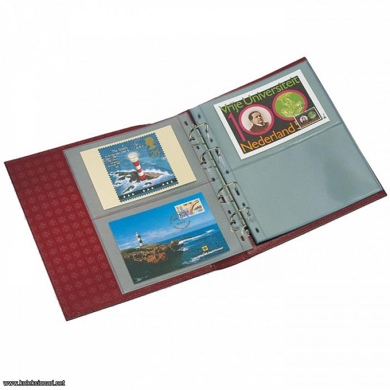 Leuchtturm album za kovanice i novčanice kao i za poštanske markice OPTIMA Classic Design sa futrolom
