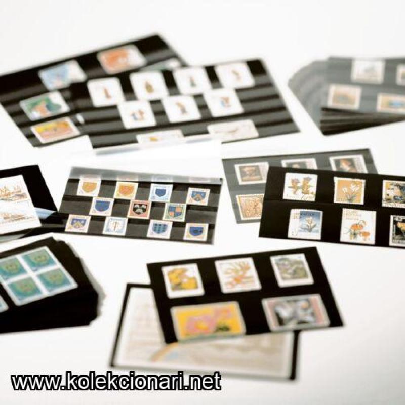 Leuchtturm štek-kartoni za poštanske markice, sa 5 redova