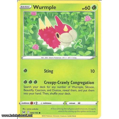 Pokémon TCG Wurmple Lost Origin